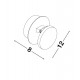 Sandy White Metal & Aluminium Acrylic LED 5 Watt 230 Volt 469Lm 3000K IP20 D: 12 W: 8 H: 12 cm Adjustable 