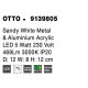 Sandy White Metal & Aluminium Acrylic LED 5 Watt 230 Volt 469Lm 3000K IP20 D: 12 W: 8 H: 12 cm Adjustable 
