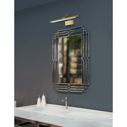 Brass Aluminium & Acrylic LED 12 Watt 230 Volt 720Lm 4000K IP20 L: 57.5 W: 20 H: 11.5 cm 