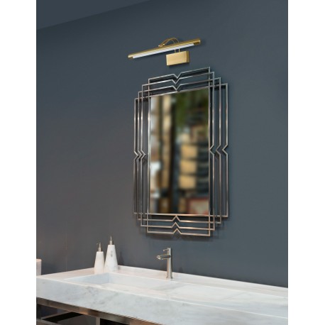 Brass Aluminium & Acrylic LED 12 Watt 230 Volt 720Lm 4000K IP20 L: 57.5 W: 20 H: 11.5 cm 