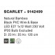 Natural Bamboo Black PVC Wire & Base LED E27 1x12 Watt 230 Volt IP20 Bulb Excluded D: 23 H1: 25 H2: 120 cm Adjustable height 