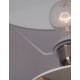 Ivory Fabric Shade Brown Fabric Wire Natural Wood LED E27 1x12 Watt 230 Volt IP20 Bulb Excluded Cable Length: 180 cm D: 50 H 1: 