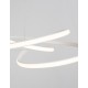 Triac Dimmable Sandy White Aluminium & Acrylic LED 43 Watt 230 Volt 3013Lm 3000K IP20 D: 52 H1: 50 H2: 120 cm Adjustable Height