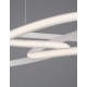 Triac Dimmable Sandy White Aluminium & Acrylic LED 43 Watt 230 Volt 3013Lm 3000K IP20 D: 52 H1: 50 H2: 120 cm Adjustable Height