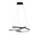 Triac Dimmable Sandy Black Aluminium & Acrylic LED 43 Watt 230 Volt 3013Lm 3000K IP20 D: 52 H1: 50 H2: 120 cm Adjustable Height