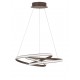 Triac Dimmable Sandy Coffee Aluminium & Acrylic LED 43 Watt 230 Volt 3013Lm 3000K IP20 D: 52 H1: 50 H2: 120 cm Adjustable Heigh