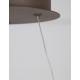 Triac Dimmable Sandy Coffee Aluminium & Acrylic LED 43 Watt 230 Volt 3013Lm 3000K IP20 D: 52 H1: 50 H2: 120 cm Adjustable Heigh