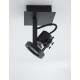 Sandy Black Metal LED GU10 1x10 230 Volt IP20 Bulb Excluded L: 10 H: 16 cm 