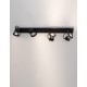 Sandy Black Metal LED GU10 4x10 Watt 230 Volt IP20 Bulb Excluded L: 71 W: 19 H: 16 cm 