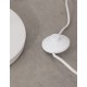 Sandy White Aluminium & Acrylic LED 18 Watt 230 Volt 1300Lm 3000K IP20 Cable Length: 180 cm D: 30 W: 30 H: 170 cm 