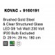 Brass Gold Metal & Clear Structured Glass LED G9 1x5 Watt 230 Volt IP20 Bulb Excluded D: 8 H1: 29 H2: 180 cm Adjustable Height 
