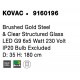 Brass Gold Metal & Clear Structured Glass LED G9 6x5 Watt 230 Volt IP20 Bulb Excluded D: 35 H: 180 cm Adjustable Height 