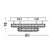 Chrome Aluminium K9 Crystal LED 44 Watt 230 Volt 2640Lm 3500K IP20 D: 64 H: 16 cm 
