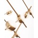 Triac Dimmable Gold Metal & Acrylic LED 39 Watt 230 Volt 2096Lm 3000K IP20 Included Remote Control L: 110 W: 34.5 H: 120 cm Ad