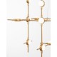 Triac Dimmable Gold Metal & Acrylic LED 84 Watt 230 Volt 3805Lm 3000K IP20 Included Remote Control L: 106 W: 58.5 H: 150 cm Ad