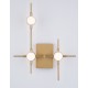 Gold Metal & Acrylic LED 9 Watt 230 Volt 605Lm 3000K IP20 L: 31 W: 3.5 H: 40 cm 