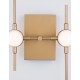 Gold Metal & Acrylic LED 9 Watt 230 Volt 605Lm 3000K IP20 L: 31 W: 3.5 H: 40 cm 