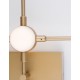 Gold Metal & Acrylic LED 9 Watt 230 Volt 605Lm 3000K IP20 L: 31 W: 3.5 H: 40 cm 