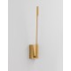 Brass Gold Metal & Acrylic LED 6 Watt 230 Volt 426Lm 3000K IP20 L: 6 W: 12 H: 37 cm Rotating & Adjustable 