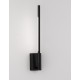 Black Metal & Acrylic LED 6 Watt 230 Volt 426Lm 3000K IP20 L: 6 W: 12 H: 37 cm Rotating & Adjustable 