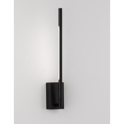 Black Metal & Acrylic LED 6 Watt 230 Volt 426Lm 3000K IP20 L: 6 W: 12 H: 37 cm Rotating & Adjustable 