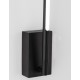 Black Metal & Acrylic LED 6 Watt 230 Volt 426Lm 3000K IP20 L: 6 W: 12 H: 37 cm Rotating & Adjustable 