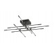 Triac Dimmable Black Metal & Acrylic LED 59 Watt 230 Volt 4195Lm 3000K IP20 L: 94.5 W: 94.5 H: 21 cm Rotating & Adjustable 