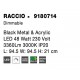 Triac Dimmable Black Metal & Acrylic LED 59 Watt 230 Volt 4195Lm 3000K IP20 L: 94.5 W: 94.5 H: 21 cm Rotating & Adjustable 