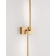 Brass Gold Metal & Acrylic LED 11 Watt 230 Volt 532Lm 3000K IP20 L: 74 W: 12 H: 14 cm Rotating & Adjustable 