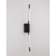 BlackMetal & Acrylic LED 11 Watt 230 Volt 532Lm 3000K IP20 L: 74 W: 12 H: 14 cm Rotating & Adjustable 