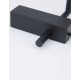 Black Metal & Acrylic LED 5 Watt 230 Volt 377Lm 3000K IP20 L: 36.5 W: 12 H: 40 cm Rotating & Adjustable 