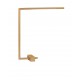 Brass Gold Metal & Acrylic LED 5 Watt 230 Volt 377Lm 3000K IP20 L: 36.5 W: 12 H: 40 cm Rotating & Adjustable 