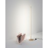 Brass Gold Metal & Acrylic LED 21 Watt 230 Volt 1557Lm 3000K IP20 L: 18 H: 140 cm Rotating & Adjustable