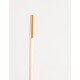 Brass Gold Metal & Acrylic LED 21 Watt 230 Volt 1557Lm 3000K IP20 L: 18 H: 140 cm Rotating & Adjustable 