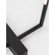 Black Metal & Acrylic LED 21 Watt 230 Volt 1557Lm 3000K IP20 L: 18 H: 140 cm Rotating & Adjustable 
