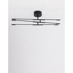 Triac Dimmable Black Metal & Acrylic LED 32 Watt 230 Volt 2304Lm 3000K IP20 L: 84 W: 77 H: 25.5 cm Rotating & Adjustable 