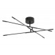 Triac Dimmable Black Metal & Acrylic LED 32 Watt 230 Volt 2304Lm 3000K IP20 L: 84 W: 77 H: 25.5 cm Rotating & Adjustable 