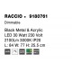 Triac Dimmable Black Metal & Acrylic LED 32 Watt 230 Volt 2304Lm 3000K IP20 L: 84 W: 77 H: 25.5 cm Rotating & Adjustable 