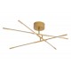 Triac Dimmable Brass Gold Metal & Acrylic LED 32 Watt 230 Volt 2304Lm 3000K IP20 L: 84 W: 77 H: 25.5 cm Rotating & Adjustable 