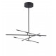 Triac Dimmable Black Metal & Acrylic LED 48 Watt 230 Volt 3633Lm 3000K IP20 Included Two parts Of Metal 33 & 43 cm L: 84 W: 80