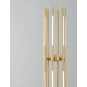 Triac Dimmable Brass Gold Metal & Acrylic LED 68 Watt 230 Volt 5397Lm 3000K IP20 Included Remote Control D: 85 H1: 31 H2: 120 c