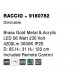 Triac Dimmable Brass Gold Metal & Acrylic LED 68 Watt 230 Volt 5397Lm 3000K IP20 Included Remote Control D: 85 H1: 31 H2: 120 c