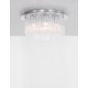 Chrome Metal Glass & K9 Crystal LED G9 6x5 Watt 230 Volt IP20 Bulb Excluded D: 35 H: 18 cm 
