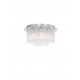 Chrome Metal Glass & K9 Crystal LED G9 6x5 Watt 230 Volt IP20 Bulb Excluded D: 35 H: 18 cm 