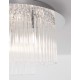 Chrome Metal Glass & K9 Crystal LED G9 6x5 Watt 230 Volt IP20 Bulb Excluded D: 35 H: 18 cm 