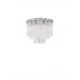 Chrome Metal Glass & K9 Crystal LED G9 6x5 Watt 230 Volt IP20 Bulb Excluded D: 35 H: 27 cm 