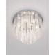 Chrome Metal Glass & K9 Crystal LED G9 6x5 Watt 230 Volt IP20 Bulb Excluded D: 35 H: 27 cm 