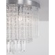 Chrome Metal Glass & K9 Crystal LED G9 6x5 Watt 230 Volt IP20 Bulb Excluded D: 35 H: 27 cm 