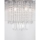 Chrome Metal Glass & K9 Crystal LED G9 6x5 Watt 230 Volt IP20 Bulb Excluded D: 35 H: 27 cm 