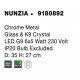 Chrome Metal Glass & K9 Crystal LED G9 6x5 Watt 230 Volt IP20 Bulb Excluded D: 35 H: 27 cm 